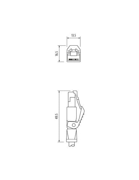 Złącze RJ45 męskie 0° - RJ45 męskie 0° Ethernet 7000-74301-6590100 | Przewody i Złącza | Eshop Dopak | Wszystko dla Przemysłu