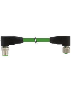 Konektor M12 męski, kątowy - M12 żeński, kątowy 7000-46061-8020100 | Przewody i Złącza | Eshop Dopak | Wszystko dla Przemysłu