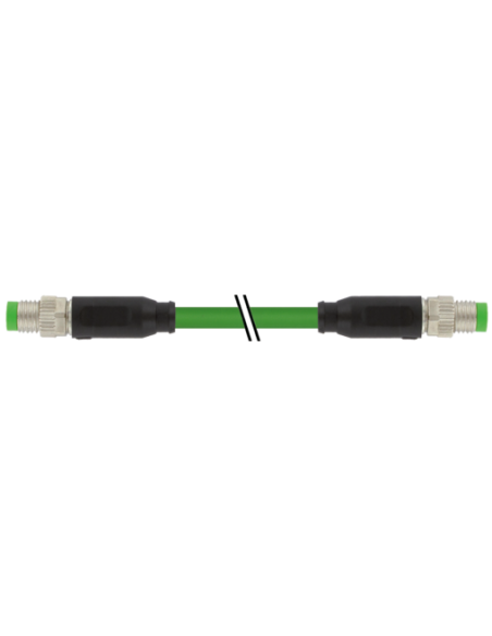 Konektor M8 męski, prosty - M8 męski, prosty, Ethercat 7000-89701-7910750 | Przewody i Złącza | Eshop Dopak | Wszystko dla Przem