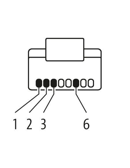 Konektor RJ45 męski, prosty - RJ45 męski, prosty, Cabinet-Line, Ethernet 7000-74701-7770150 | Przewody i Złącza | Eshop Dopak | 