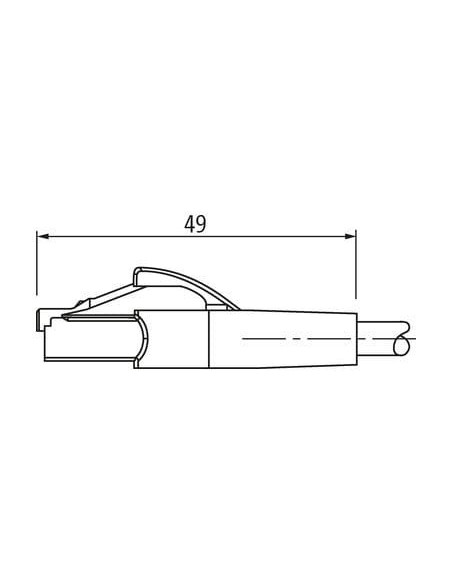 RJ45 męski 0°/RJ45 męski 0° Professional-Line Gigabit 7000-74311-7900080 | Przewody i Złącza | Eshop Dopak | Wszystko dla Przemy