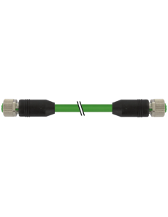 Złącze M12 żeński 0° / M12 żeński 0°, Ethernet 7000-44601-7940030 | Przewody i Złącza | Eshop Dopak | Wszystko dla Przemysłu