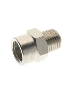 Złączka redukcyjna gwintowana, redukcja nyplowa R 1/4 GZ - G 1/4 GW, mosiądz niklowany | Hydraulika | Eshop Dopak | Wszystko dla