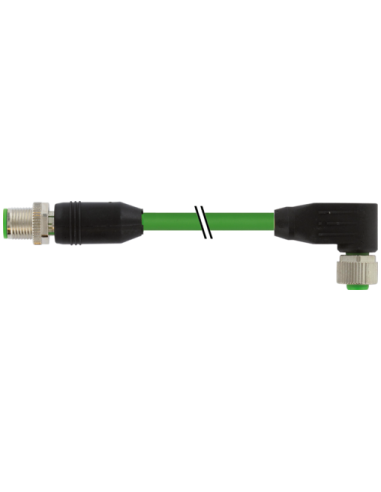 M12 męski prosty / M12 żeński 90° ekranowany Cube67 7000-46051-8020500 | Przewody i Złącza | Eshop Dopak | Wszystko dla Przemysł