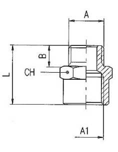 Złączka redukcyjna gwintowana, redukcja nyplowa G3/8 GZ - G 3/8 GW, mosiądz niklowany | Hydraulika | Eshop Dopak | Wszystko dla  2