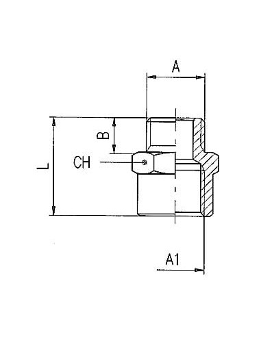 Złączka redukcyjna gwintowana, redukcja nyplowa G3/8 GZ - G 3/8 GW, mosiądz niklowany | Hydraulika | Eshop Dopak | Wszystko dla 