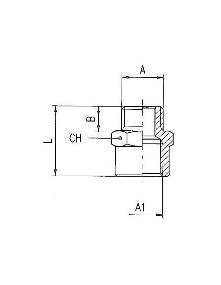 Złączka redukcyjna gwintowana, redukcja nyplowa G3/8 GZ - G 3/8 GW, mosiądz niklowany | Hydraulika | Eshop Dopak | Wszystko dla 