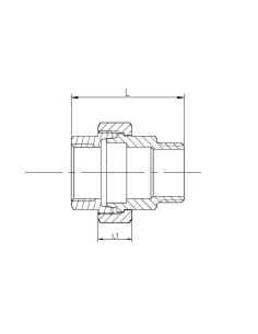 Śrubunek nierdzewny WZ G 2 GW - G 2 GZ,  uszczelnienie stożkowe, stal 316 | Hydraulika | Eshop Dopak | Wszystko dla Przemysłu 2