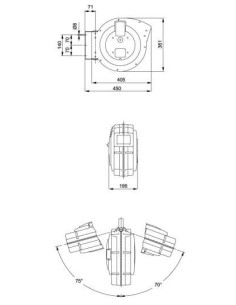 Zwijacz węża seria 209 Roll Major Plus wąż PU fi 10x15 mm, L14 1 m, 15 bar, G 3/8 GZ/GW | Pneumatyka | Eshop Dopak | Wszystko dl