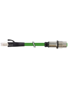 Złącze żeńskie M12, kod X / RJ45, męskie 0° Gigabit 7000-51551-7900300 | Przewody i Złącza | Eshop Dopak | Wszystko dla Przemysł