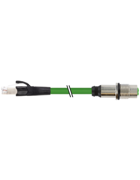 Złącze żeńskie M12, kod X / RJ45, męskie 0° Gigabit 7000-51551-7900300 | Przewody i Złącza | Eshop Dopak | Wszystko dla Przemysł