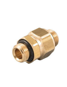 Nypel gwintowany obrotowy z oringiem G 1/2 GZ, mosiądz niklowany | Hydraulika | Eshop Dopak | Wszystko dla Przemysłu