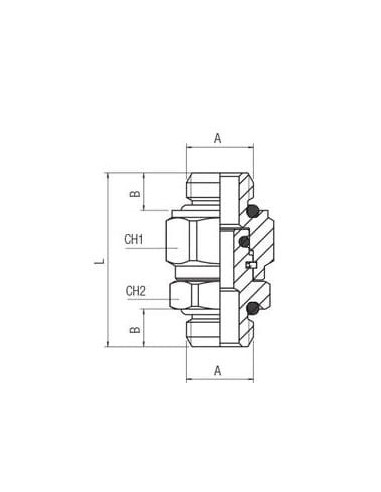 Nypel gwintowany obrotowy z oringiem G 1/8 GZ, mosiądz niklowany | Hydraulika | Eshop Dopak | Wszystko dla Przemysłu
