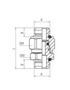 Nypel gwintowany obrotowy z oringiem G 3/4 GZ, mosiądz niklowany | Hydraulika | Eshop Dopak | Wszystko dla Przemysłu 2