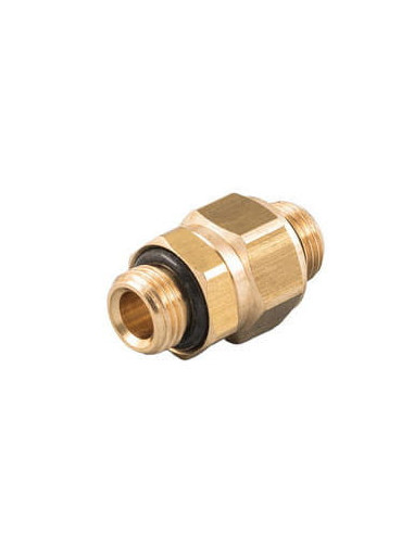 Nypel gwintowany obrotowy z oringiem G 3/8 GZ, mosiądz niklowany | Hydraulika | Eshop Dopak | Wszystko dla Przemysłu