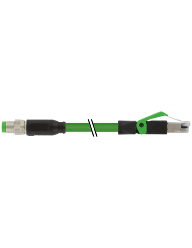 Złącze M8 męskie 0° / RJ45 proste Ethercat 7000-89721-7910400 | Przewody i Złącza | Eshop Dopak | Wszystko dla Przemysłu