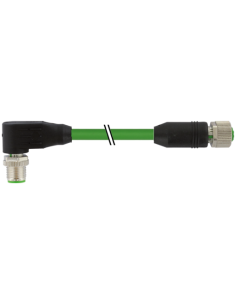 M12 MĘSKI 90°/M12 ŻEŃSKI 0° KOD D ETHERNET 7000-44581-7960200 | Przewody i Złącza | Eshop Dopak | Wszystko dla Przemysłu