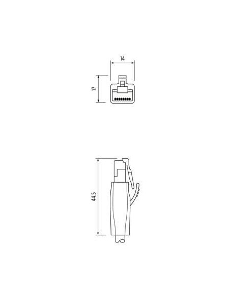 RJ45 męski 0° / RJ45 męski 0° Gigabit 7700-74315-S4X0150 | Przewody i Złącza | Eshop Dopak | Wszystko dla Przemysłu