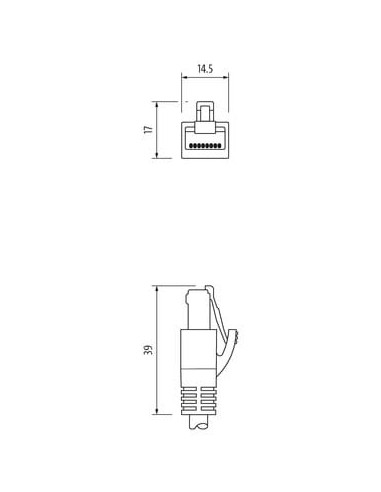 RJ45 męski 0°/RJ45 męski 0° Gigabit 7000-74331-8261500 | Przewody i Złącza | Eshop Dopak | Wszystko dla Przemysłu