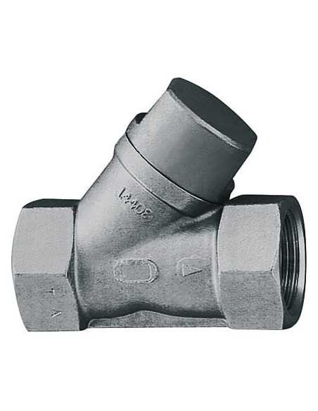 Zawór zwrotny kątowy G 3/4 GW, PN40 nierdzewny 316, FKM, ciśnienie otwarcia 0,2 bar | Hydraulika | Eshop Dopak | Wszystko dla Pr