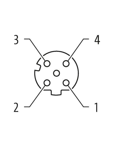 M12 męski 0° / M12 żeński, 0°, ekranowany, Ethernet 7000-44571-7960750 | Przewody i Złącza | Eshop Dopak | Wszystko dla Przemysł
