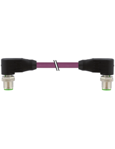 Konektor M12 męski, kątowy - M12 męski, kątowy, Ethernet 7000-44561-7980100 | Przewody i Złącza | Eshop Dopak | Wszystko dla Prz