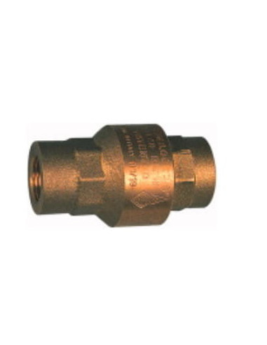 Zawór zwrotny prosty pełnoprzepływowy G 1 GW, PN25 mosiądz, NBR | Hydraulika | Eshop Dopak | Wszystko dla Przemysłu
