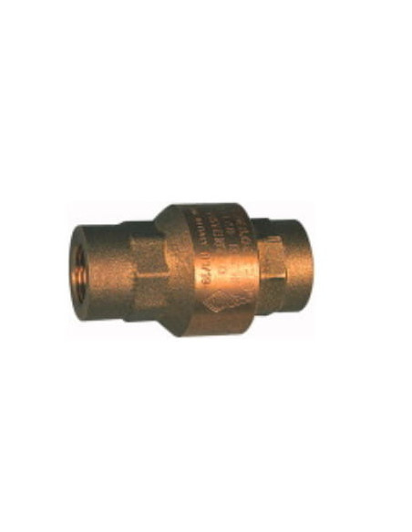 Zawór zwrotny prosty pełnoprzepływowy G 1 GW, PN25 mosiądz, NBR | Hydraulika | Eshop Dopak | Wszystko dla Przemysłu