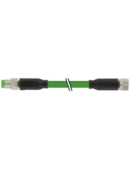 M8 męski 0° / M8 żeński 0°, osłona Ethercat 7000-89831-7910150 | Przewody i Złącza | Eshop Dopak | Wszystko dla Przemysłu