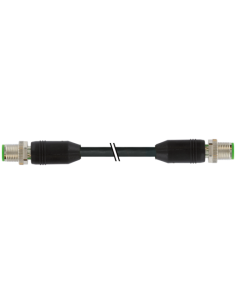 Konektor M12 męski, prosty - M12 męski, prosty, Y-cod. 7000-47001-8052500 | Przewody i Złącza | Eshop Dopak | Wszystko dla Przem