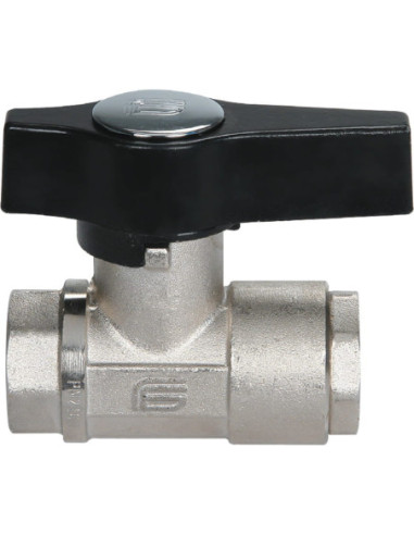 Zawór kulowy wysokociśnieniowy HIPRESS R 3/8 GW, DN8 PN210, mosiądz niklowany, DELRIN | Hydraulika | Eshop Dopak | Wszystko dla 
