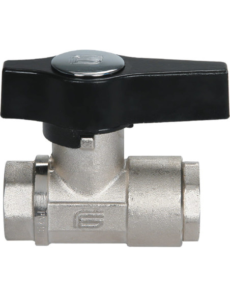 Zawór kulowy wysokociśnieniowy HIPRESS R 1/2 GW, DN12 PN210, mosiądz niklowany, DELRIN | Hydraulika | Eshop Dopak | Wszystko dla