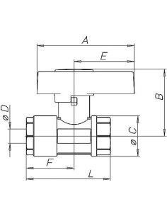 Zawór kulowy wysokociśnieniowy HIPRESS R 1/2 GW, DN12 PN210, mosiądz niklowany, DELRIN | Hydraulika | Eshop Dopak | Wszystko dla 2