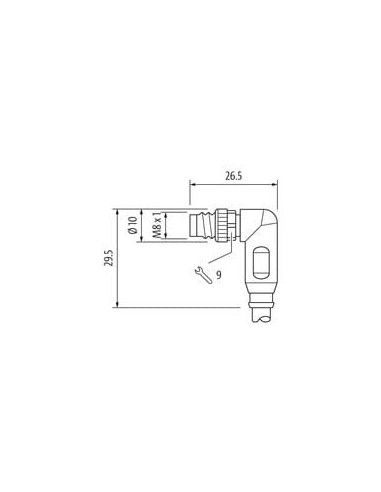 M8 męski 90° / M8 męski 90°, ekranowany, Ethercat 7000-89771-7911000 | Przewody i Złącza | Eshop Dopak | Wszystko dla Przemysłu