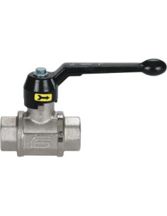 Zawór kulowy z odpowietrzeniem AIRY R 3/4 GW, PN12 mosiadz niklowany PTFE | Hydraulika | Eshop Dopak | Wszystko dla Przemysłu