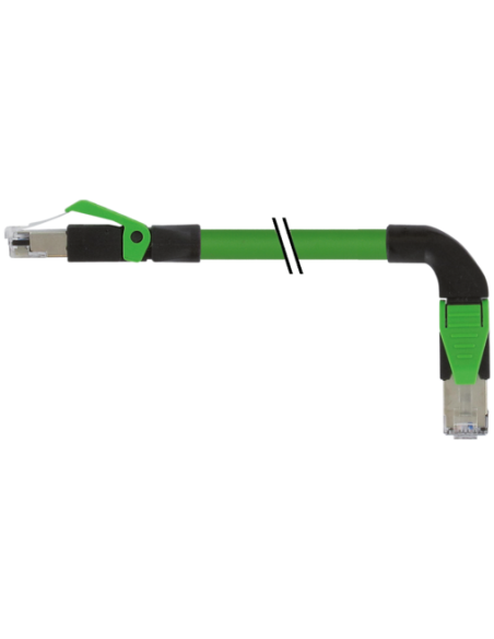 RJ45 męski 0° / RJ45 męski 90° prawy ekranowany EN 7000-74387-7960150 | Przewody i Złącza | Eshop Dopak | Wszystko dla Przemysłu