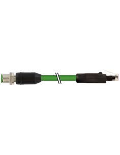 Złącze męskie M12 0° / złącza męskie RJ45 0° ekranowane Ethernet 7700-44711-S7V4000 | Przewody i Złącza | Eshop Dopak | Wszystko
