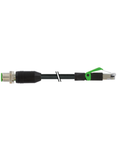 Konektor M12 męski, prosty - RJ45, Ethernet 7080-44711-R640100 | Przewody i Złącza | Eshop Dopak | Wszystko dla Przemysłu