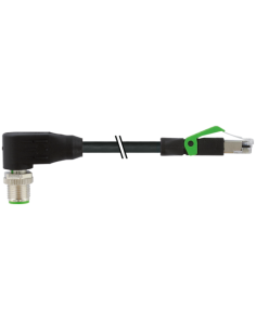 M12 męski 90° / RJ45 0° ekranowany Ethernet 7000-44761-8510470 | Przewody i Złącza | Eshop Dopak | Wszystko dla Przemysłu