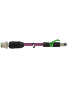 M12 0° / RJ45 MĘSKI 0° ETHERNET 7000-44711-7980200 | Przewody i Złącza | Eshop Dopak | Wszystko dla Przemysłu