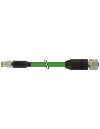 Złącze M8 męskie 0° - M12 żeńskie 0° 7000-89851-7910200 | Przewody i Złącza | Eshop Dopak | Wszystko dla Przemysłu