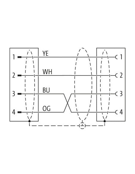 Złącze M8 męskie 0° - M12 żeńskie 0° 7000-89851-7910200 | Przewody i Złącza | Eshop Dopak | Wszystko dla Przemysłu
