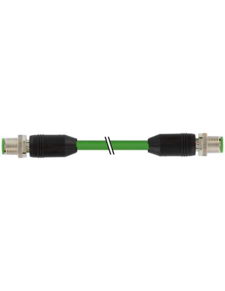 M12 MĘSKI 0° / M12 MĘSKI 0° ETHERNET 7000-44511-7960210 | Przewody i Złącza | Eshop Dopak | Wszystko dla Przemysłu