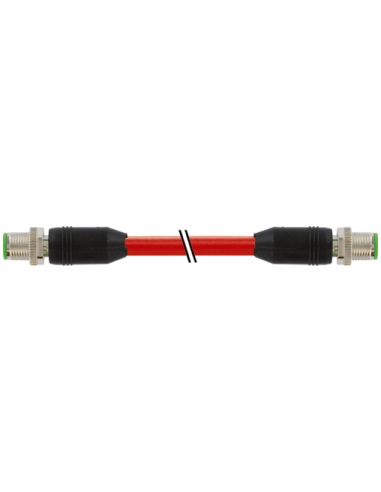 M12 damski 0° / M12 damski 0° kod D. ekranowany 7000-44511-6680200 | Przewody i Złącza | Eshop Dopak | Wszystko dla Przemysłu