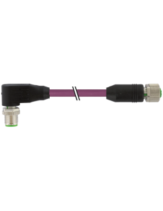M12 męski 90° / M12 żeński prosty Cube67 7000-40231-8030260 | Przewody i Złącza | Eshop Dopak | Wszystko dla Przemysłu
