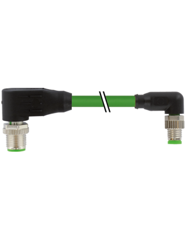 M12 męski 90° / M8 męski 90°, ekranowany, Ethercat 7000-44931-7910250 | Przewody i Złącza | Eshop Dopak | Wszystko dla Przemysłu