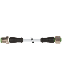 Konektor M12 męski, prosty M12 żeński, prosty 7000-40021-2340150 | Przewody i Złącza | Eshop Dopak | Wszystko dla Przemysłu