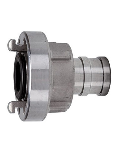 Złącze strażackie STORZ, rozstaw 133, rozmiar 110-A, obrotowe do węża fi 100 mm, aluminium