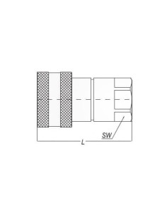 Szybkozłącze hydrauliczne ISO A obustronnie odcinające, G 1 GW, stal ocynkowana, NBR | Hydraulika | Eshop Dopak | Wszystko dla P