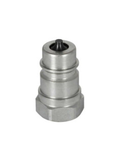 Króciec szybkozłącza hydraulicznego ISO A obustronnie odcinający G 1/4 GW, stal ocynk, NBR | Hydraulika | Eshop Dopak | Wszystko
